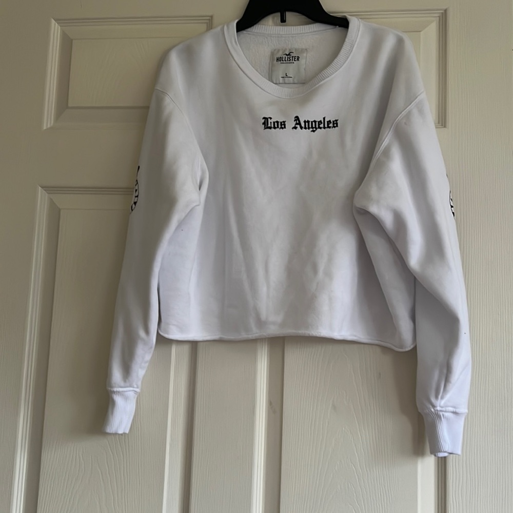White boyfriend sweater